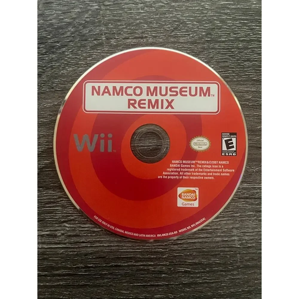 Namco Museum Remix Wii Game Complete w/ Case Nintendo Wii USED